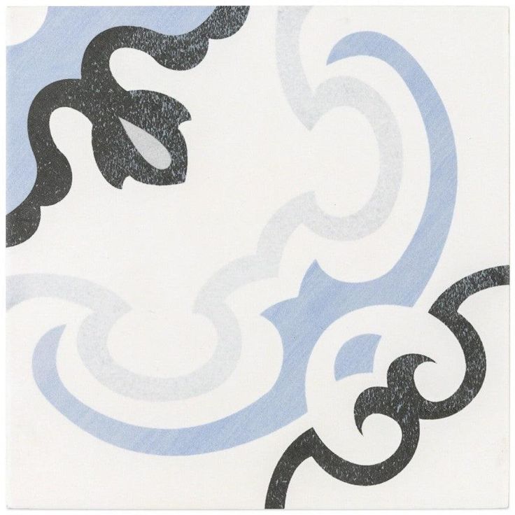 Met Beige Encaustic 9x9 Glazed Porcelain Tile