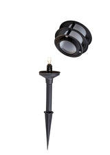 Portfolio 11-Watt Black Low Voltage Path Light, 90 Lumens, 2700K