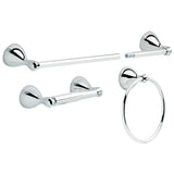 Delta 3-Piece Foundations Polished Chrome Decorative Bathroom Hardware Set