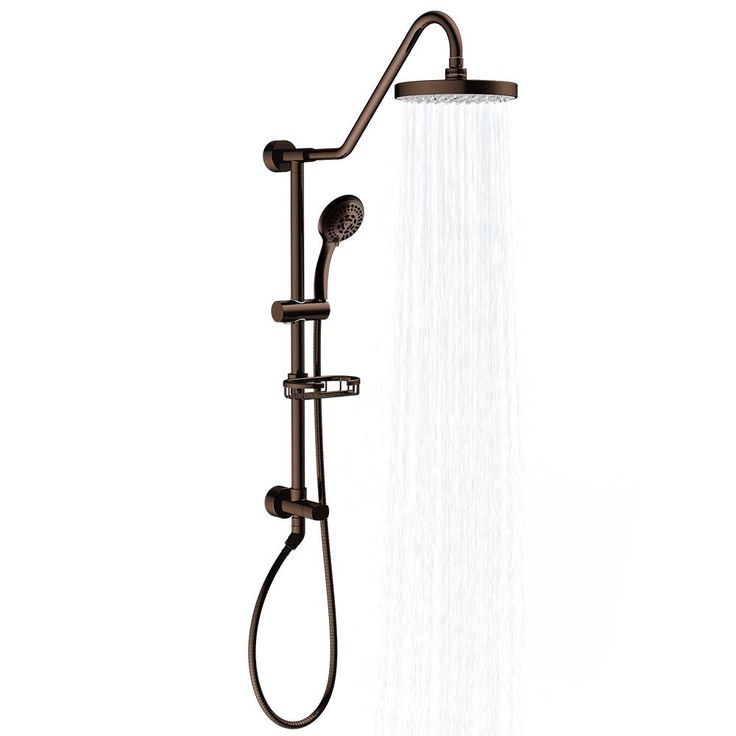 Kauai III 2-Spray Shower System with Handshower in Oil Rubbed Bronze