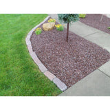 Cobblestone 9 in. x 5 in. x 5 in. Rose Granite Edging (75-Pieces/56 Linear ft./Pallet) - Super Arbor