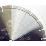 Whirlwind USA 12 in. 20-Teeth Segmented Diamond Blade for Dry or Wet Cutting Concrete, Stone, Brick and Masonry