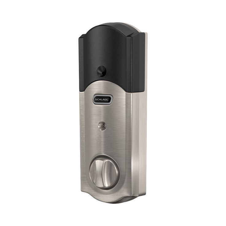 Camelot Satin Nickel Connect Smart Door Lock with Alarm