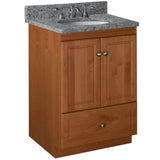 Ultraline 42 in. W x 21 in. D x 34.5 in. H Vanity Cabinet Only in Natural Alder - Super Arbor