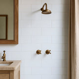 Adessi Bright White Glossy Ceramic Wall Tile - 13 x 24