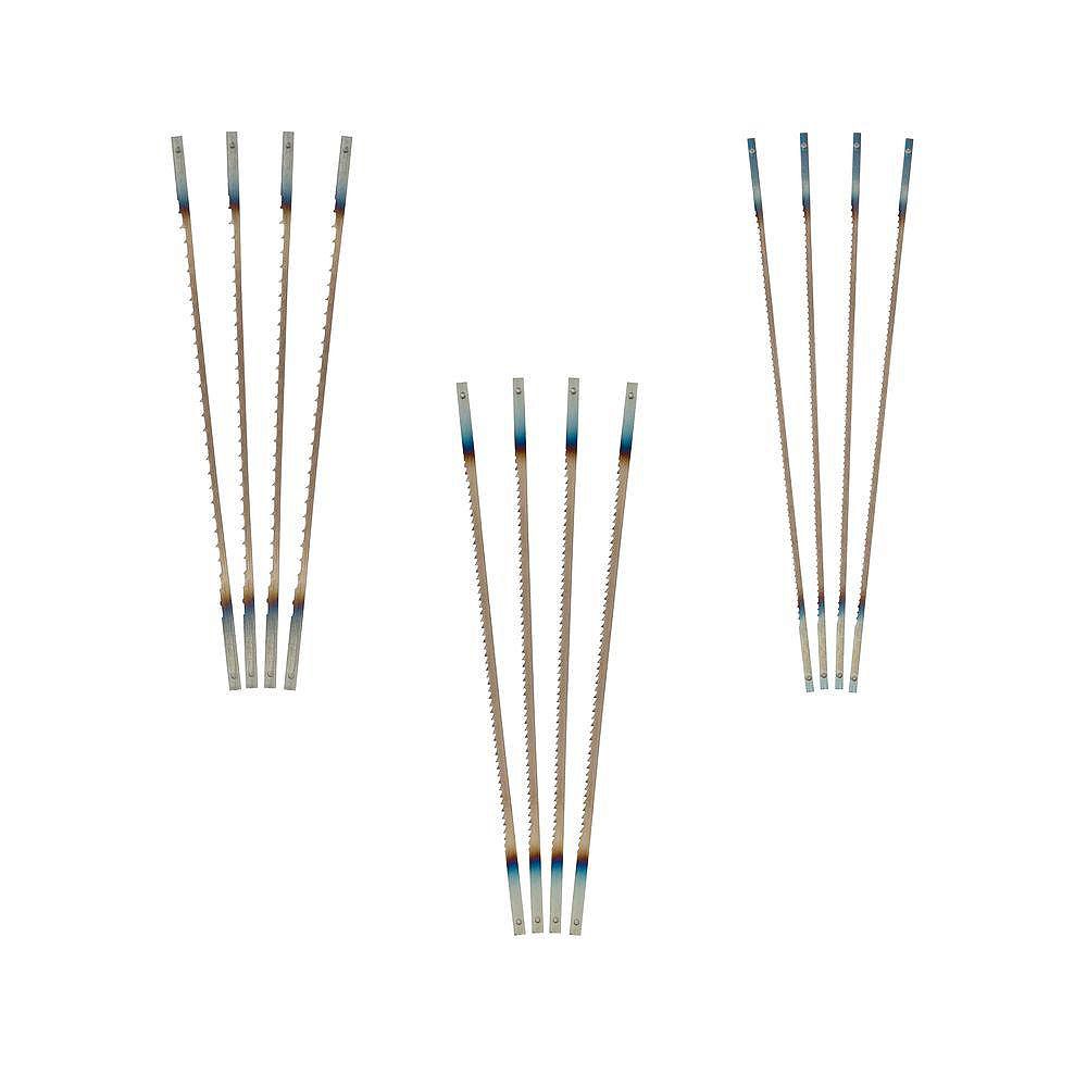 RYOBI Regular Tooth Scroll Saw Blades Assortment, Pinned-End, 5 in. (18-Piece)