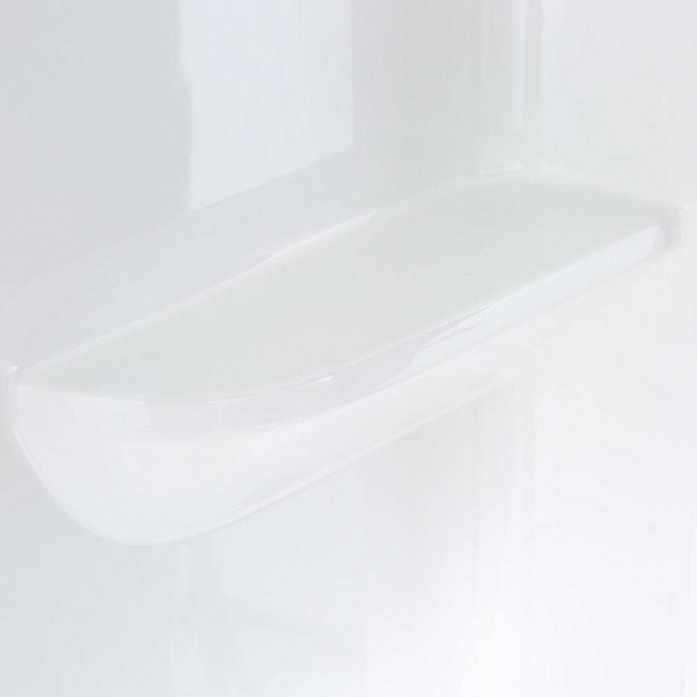 A2 8 in. x 60 in. x 74 in. 1-piece Direct-to-Stud Shower Wall Panel in White - Super Arbor
