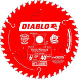 6-1/2 in. x 40-Teeth Finish/Plywood Saw Blade - Super Arbor
