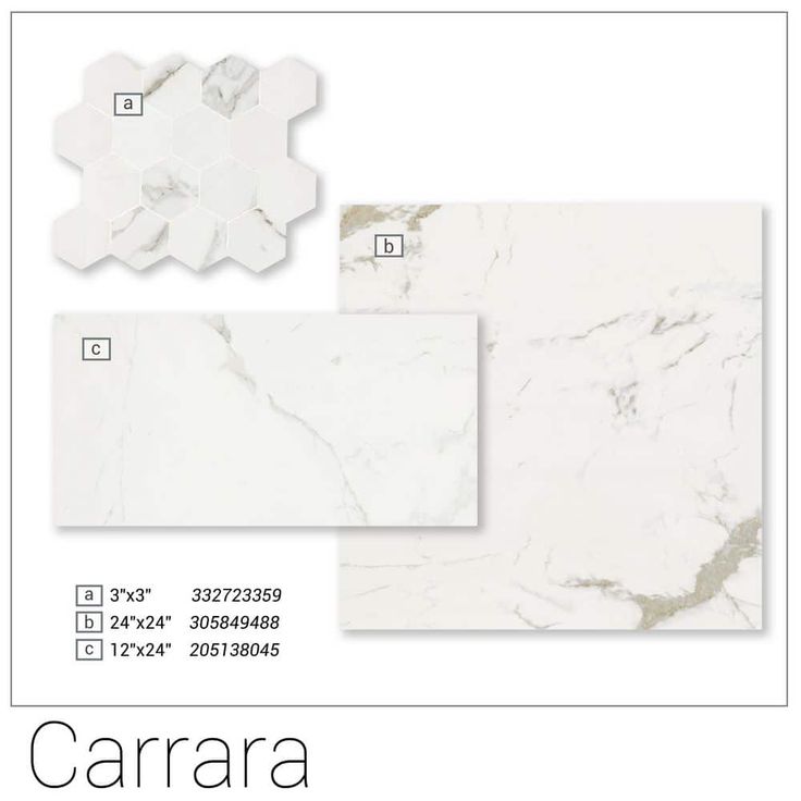 MSI Carrara 24 in. x 24 in. Polished Porcelain Floor and Wall Tile (28 cases / 448 sq. ft. / pallet)
