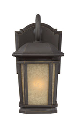 Quoizel Corrigan 11-in H Bronze Outdoor Wall Lantern, Medium Base (E-26)