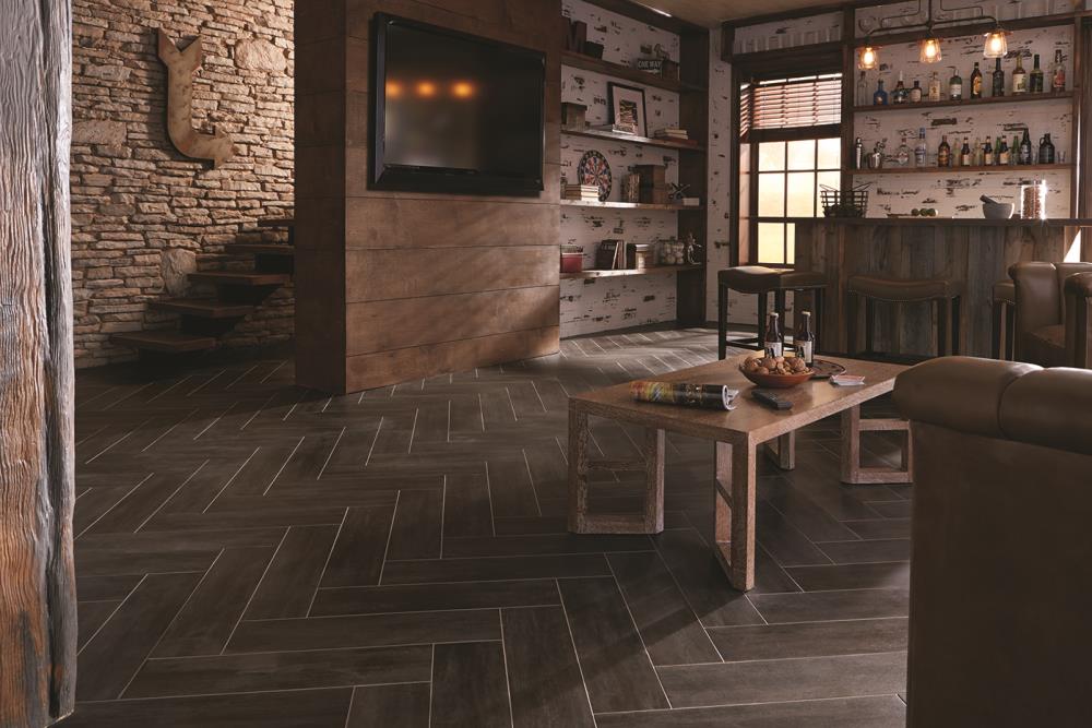 Style Selections Casa Italia 6-in x 24-in Groutable Water Resistant Peel and Stick Luxury Vinyl Tile (1-sq ft)