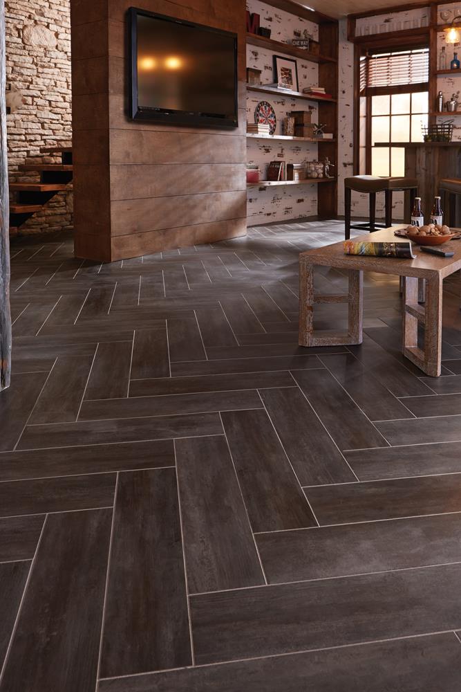 Style Selections Casa Italia 6-in x 24-in Groutable Water Resistant Peel and Stick Luxury Vinyl Tile (1-sq ft)