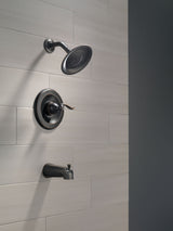 Delta Windemere Oil-Rubbed Bronze 1-Handle Bathtub and Shower Faucet Trim Kit, 6-in Showerhead