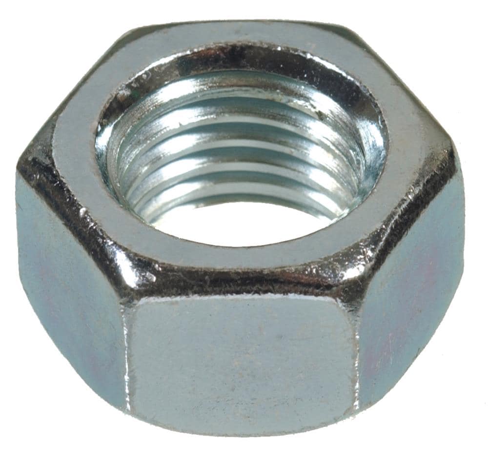 Hillman Zinc-Plated Steel SAE Hex Machine Screw Nut, #10-24, 100-Pack