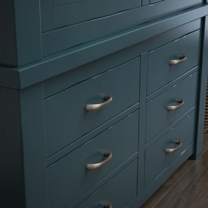 Brainerd Emmy 3-in or 3-3/4-in (76Mm or 96mm) Center to Center Heirloom Silver Dual Mount Arch Handle Drawer Pull