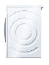 Bosch 800 Series 4-cu ft Stackable Ventless Electric Dryer, White/Chrome, ENERGY STAR, WTG86402UC