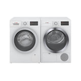 Bosch 500 Series 4-cu ft Stackable Ventless Electric Dryer (White) ENERGY STAR