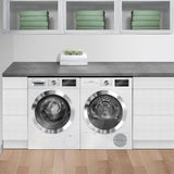 Bosch 800 Series 2.2-cu ft High-Efficiency Stackable Front-Load Washer, White with Chrome Trim, ENERGY STAR