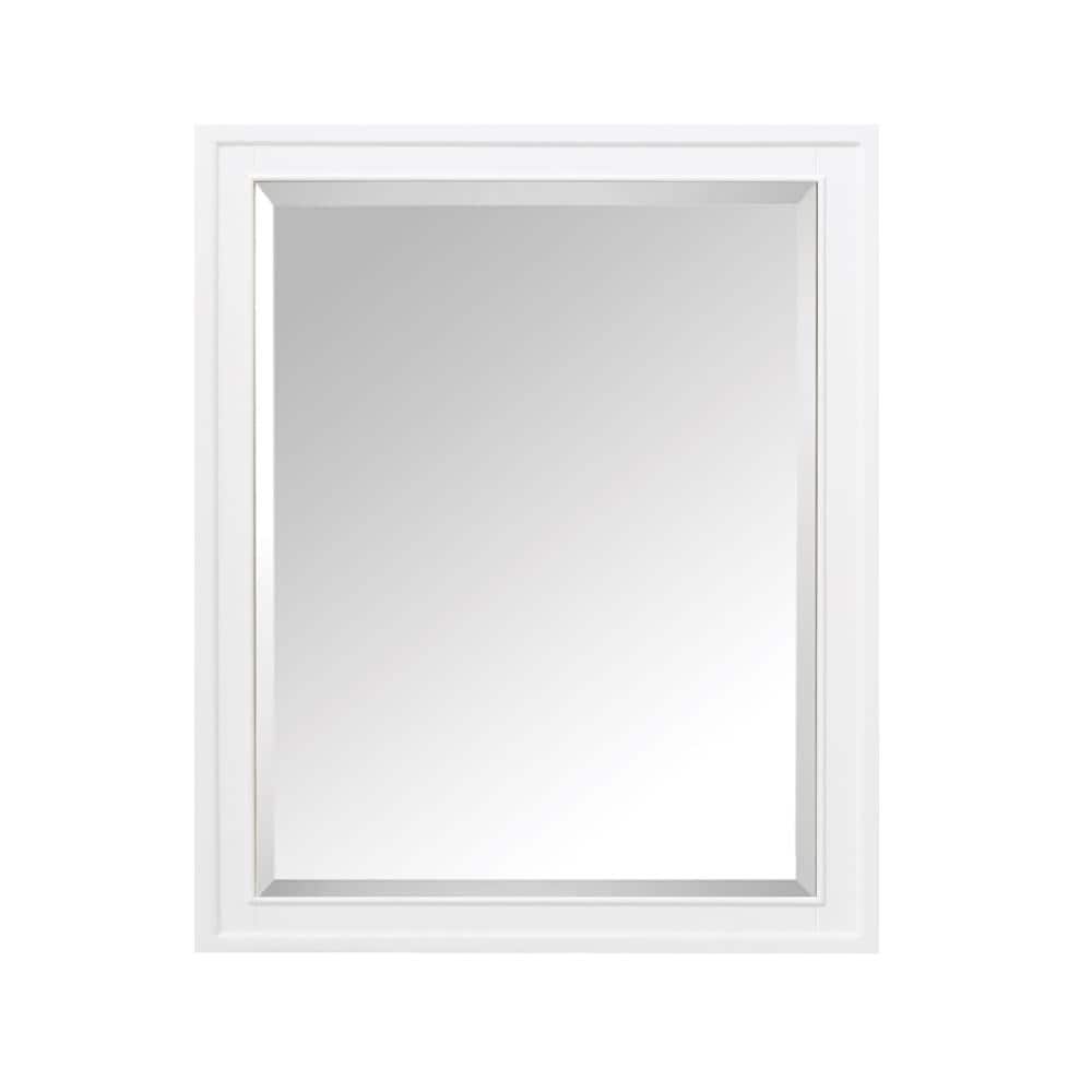 Avanity Madison 28-in x 36-in Surface Mount White Mirrored Soft Close Medicine Cabinet