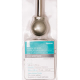 Project Source 28-in to 48-in Satin Nickel Steel Single Curtain Rod