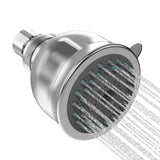2-Spray Settings 2.92 in. Wall Mount Fixed Adjustable Shower Head in Chrome - Super Arbor