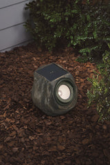 Portfolio 30-Lumen Grey Solar LED Landscape Flood Light