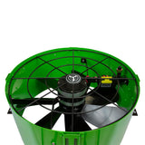 40-Watt Hybrid Solar/Electric Powered Gable Mount Attic Fan with Included Inverter - Super Arbor