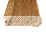 Flexco Solid Wood Stair Nose, 2.75-in W x 78-in L, Honey Grain Prefinished Hickory