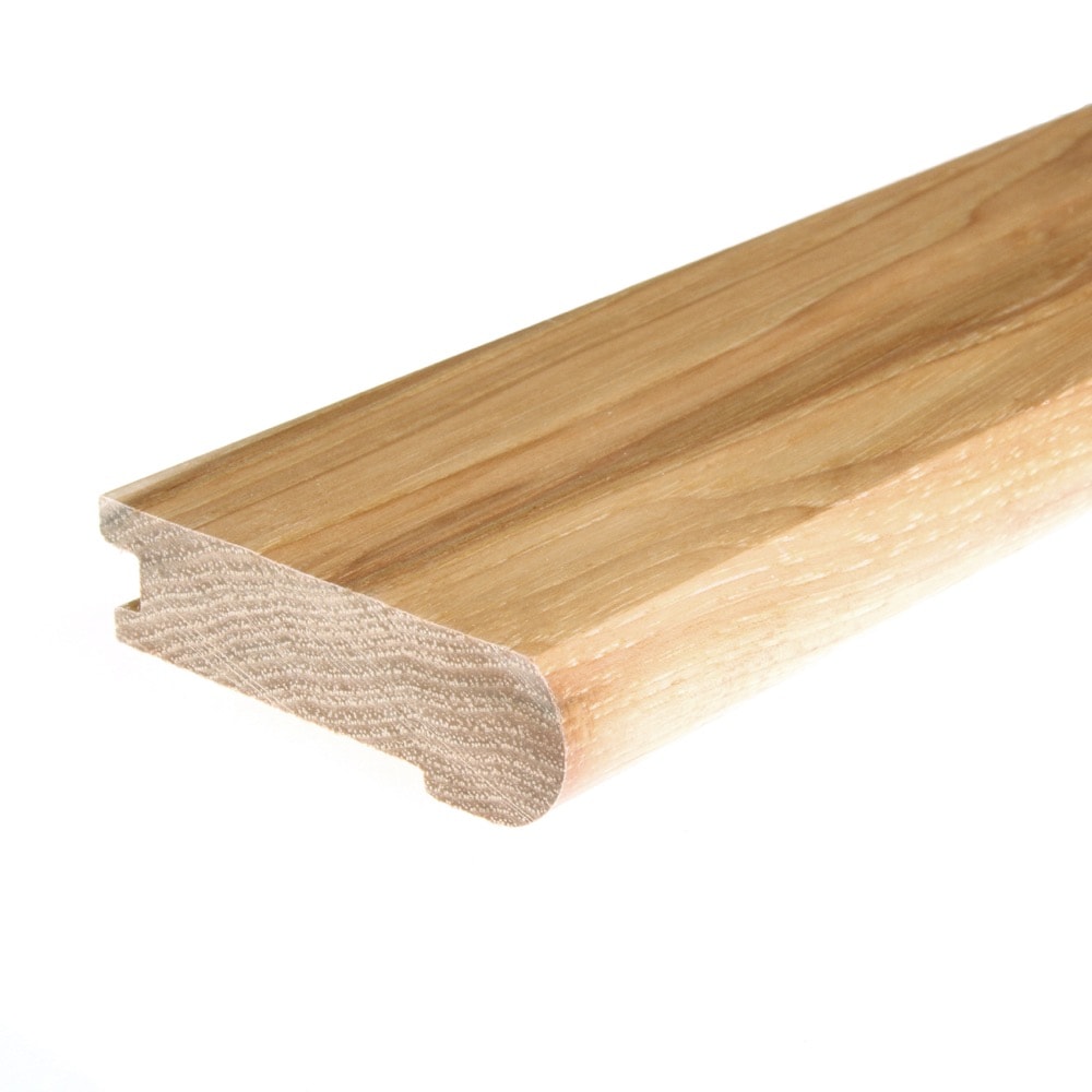 Flexco Solid Wood Stair Nose 2.75-in x 78-in Country Natural Prefinished Hickory Stair Nosing