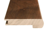 Flexco Solid Wood Stair Nose, 2.75-in W x 78-in L, Java Prefinished Walnut Stair Nosing