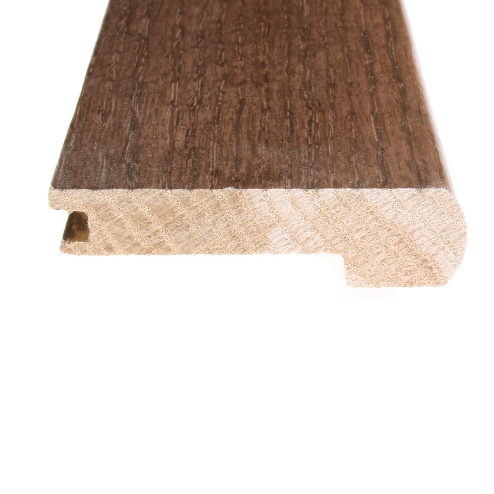 Flexco Solid Wood Stair Nose 2.75-in x 78-in Leathered Prefinished Oak Stair Nosing