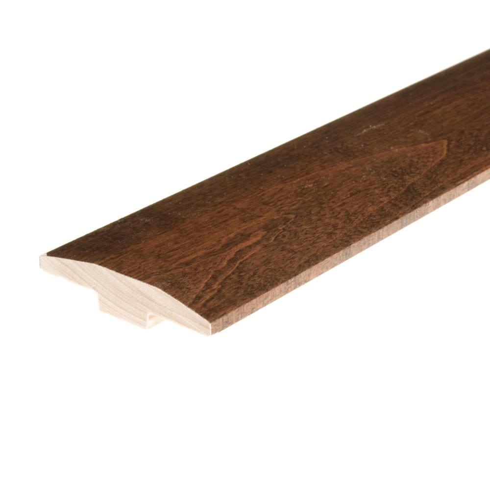 Flexco Truffle 0.46-in T x 2-in W x 78-in L Solid Wood T-moulding
