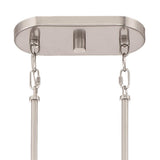 Quoizel Soho Brushed Nickel Transitional Kitchen Island Light, 33.125-in Width