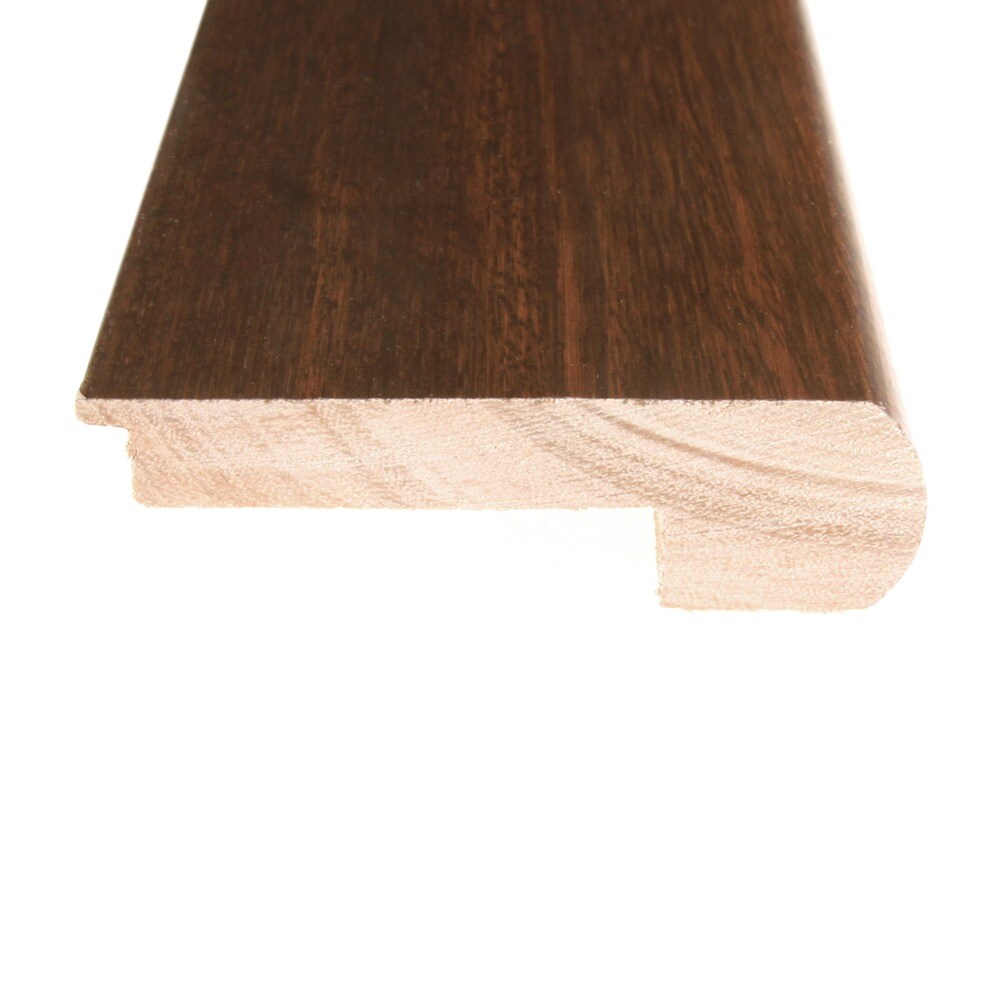 Flexco Solid Wood Stair Nose, 2.75-in W x 78-in L, Dark Amber/Chestnut Prefinished