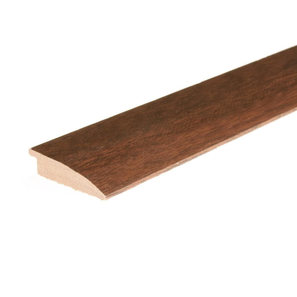 Flexco Dark Amber/Chestnut 0.375-in T x 1.5-in W x 78-in L Solid Wood Reducer