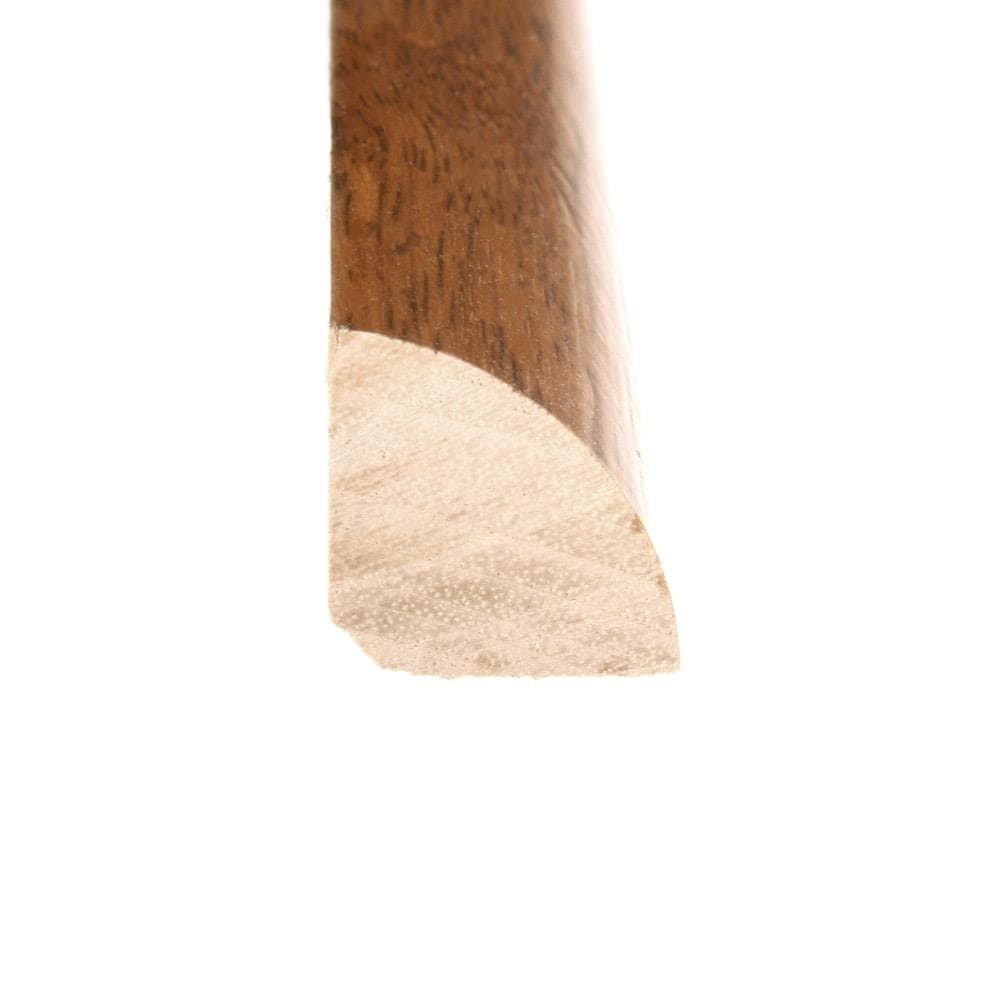 Flexco Oxford Brown 0.75-in T x 0.75-in W x 78-in L Solid Wood Quarter Round