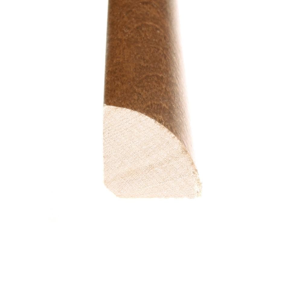 Flexco Nutmeg 0.75-in T x 0.75-in W x 78-in L Solid Wood Quarter Round