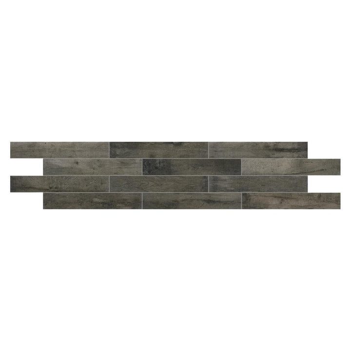 Daltile Historic Bridge Old Forge 6-in x 36-in Glazed Porcelain Wood Look Floor and Wall Tile product image