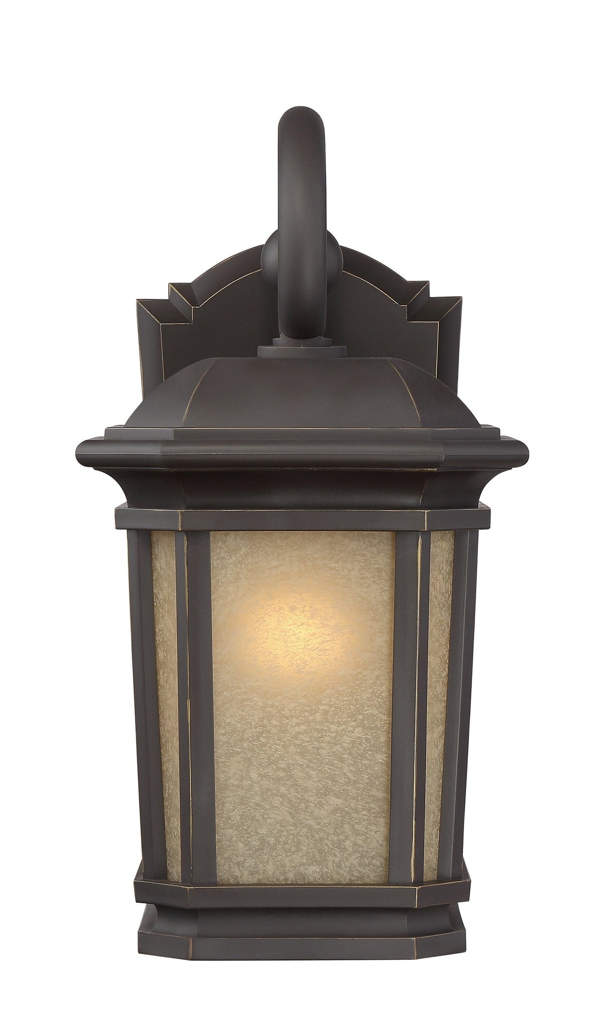 Quoizel Corrigan 13.25-in H Bronze Medium Base (E-26) Outdoor Wall Light