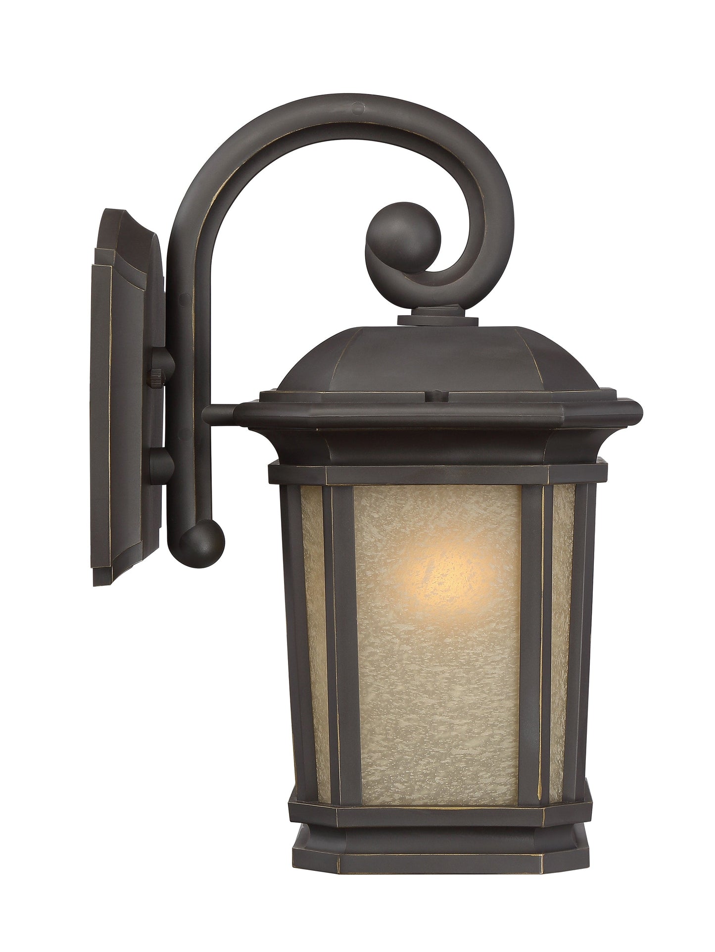 Quoizel Corrigan 13.25-in H Bronze Medium Base (E-26) Outdoor Wall Light