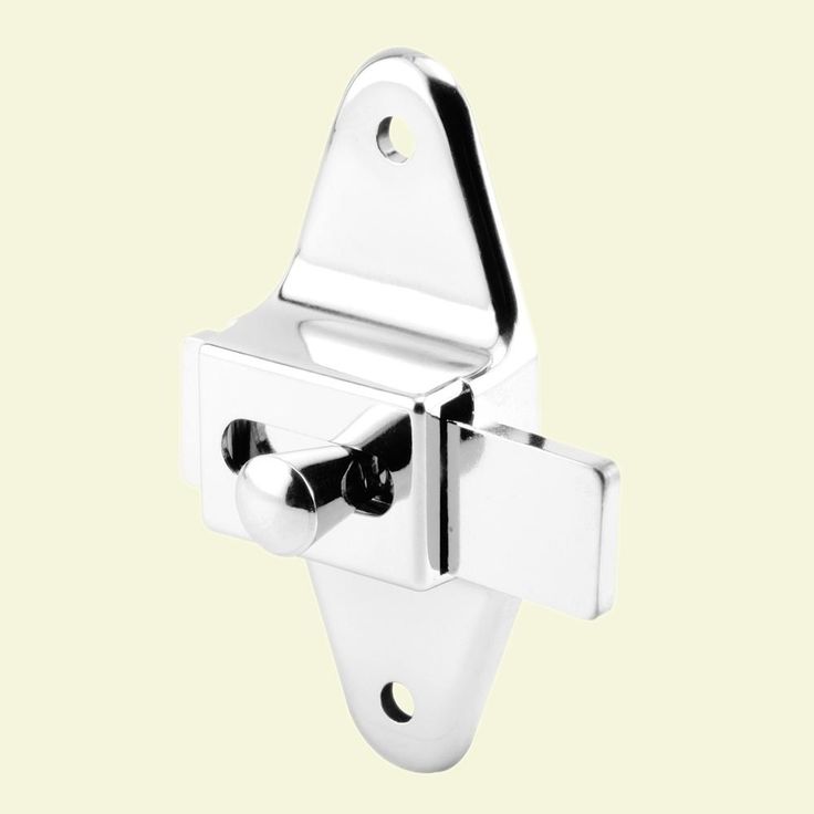 4-1/2 in. Chrome Door Slide Latch