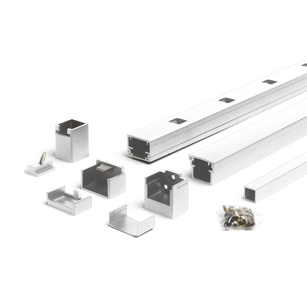 Trex Signature 8-ft x 36-in Classic White Aluminum Deck Rail Kit