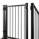 Trex 48-in L x 42-in H Charcoal Black Aluminum Deck Railing Gate (Assembly Required)