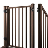 Trex 48-in L x 36-in H Bronze Aluminum Deck Railing Gate (Assembly Required)