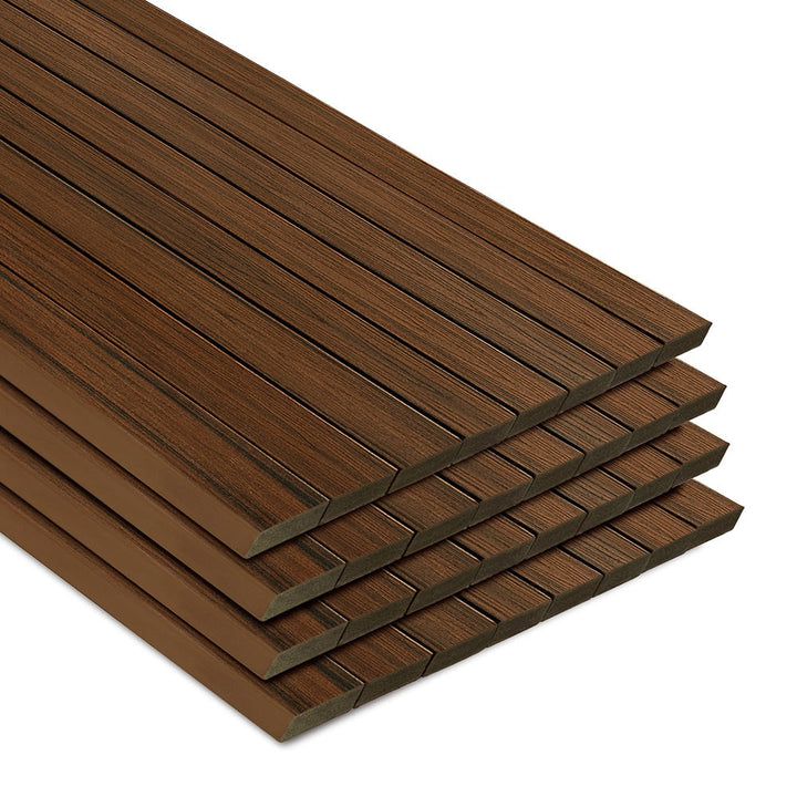 Trex Transcend 2-in x 6-in Spiced Rum Square Composite Deck Board (32-Pack)