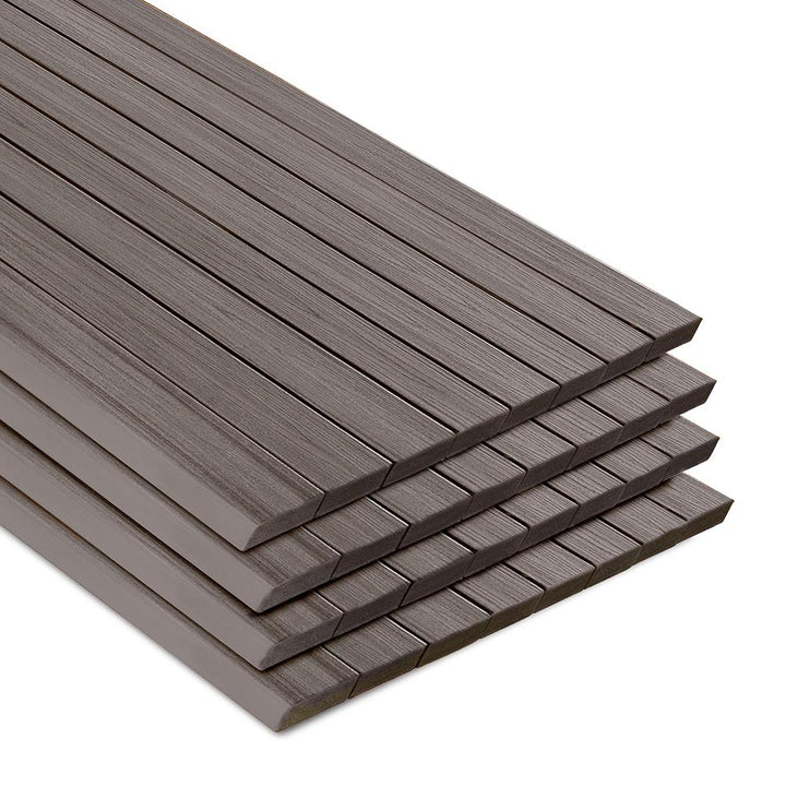 Trex Transcend 2-in x 6-in Island Mist Square Composite Deck Board (32-Pack)