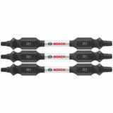 Bosch Impact Tough 3-Piece 1/4-in x 2-1/2-in Double-Ended Square/Robertson Impact Driver Bits
