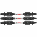 Bosch Impact Tough 3-Piece 1/4-in x 2-1/2-in Square/Robertson Impact Driver Bit