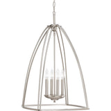 Progress Lighting Tally 4-Light Brushed Nickel Transitional Chandelier