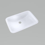 TOTO 19 in. Undermount Bathroom Sink with CeFiONtect in Cotton White